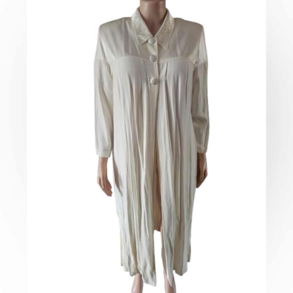 Vintage Outlook Offwhite Trench Coat 3X